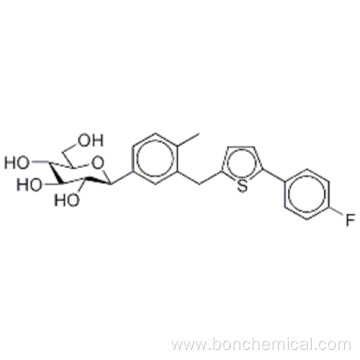 D-Glucitol, 1,5-anhydro-1-C-[3-[[5-(4-fluorophenyl)-2-thienyl]methyl]-4-methylphenyl]-,( 57365554, 57187381,1S)- CAS 842133-18-0 